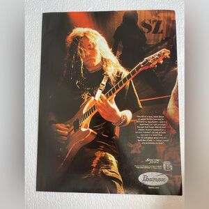 Shadows Fall Matt Bachand Ibanez pinup